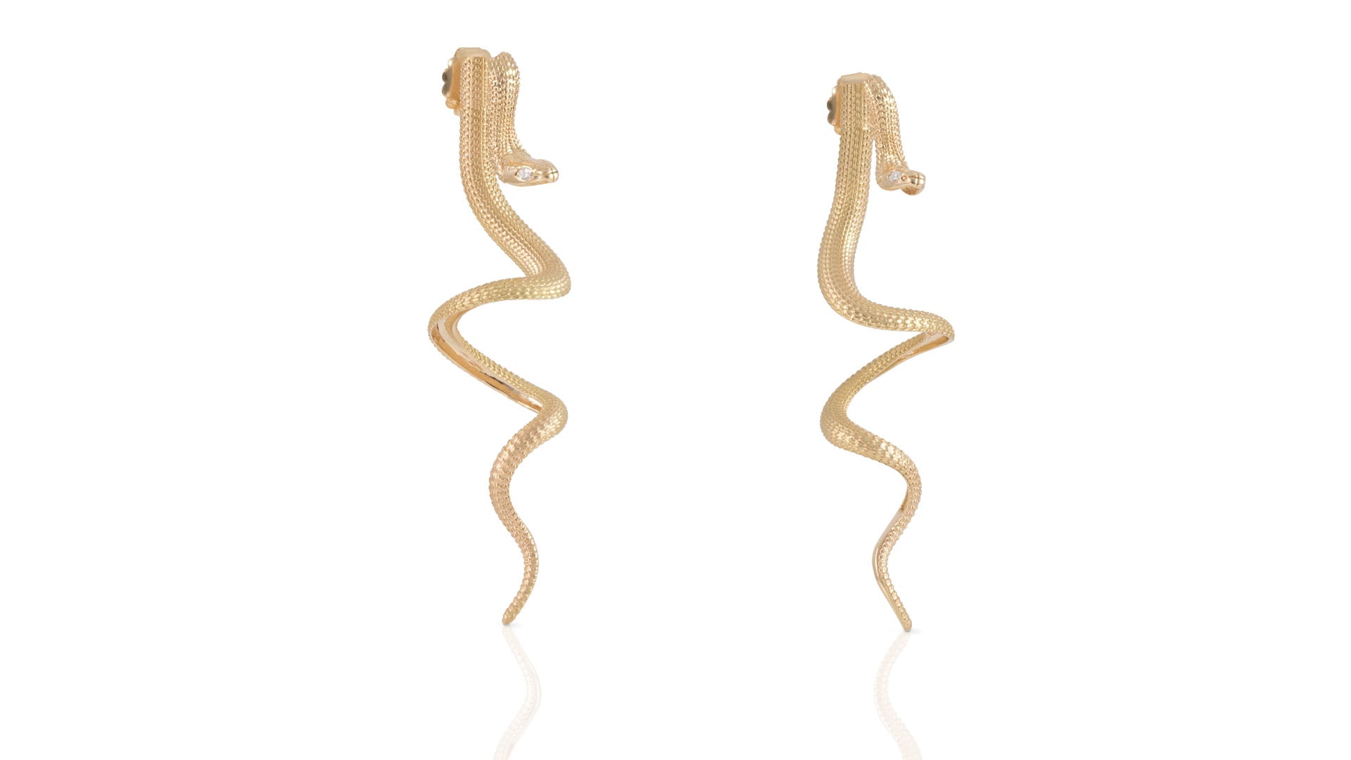 Serpentina Snake earrings