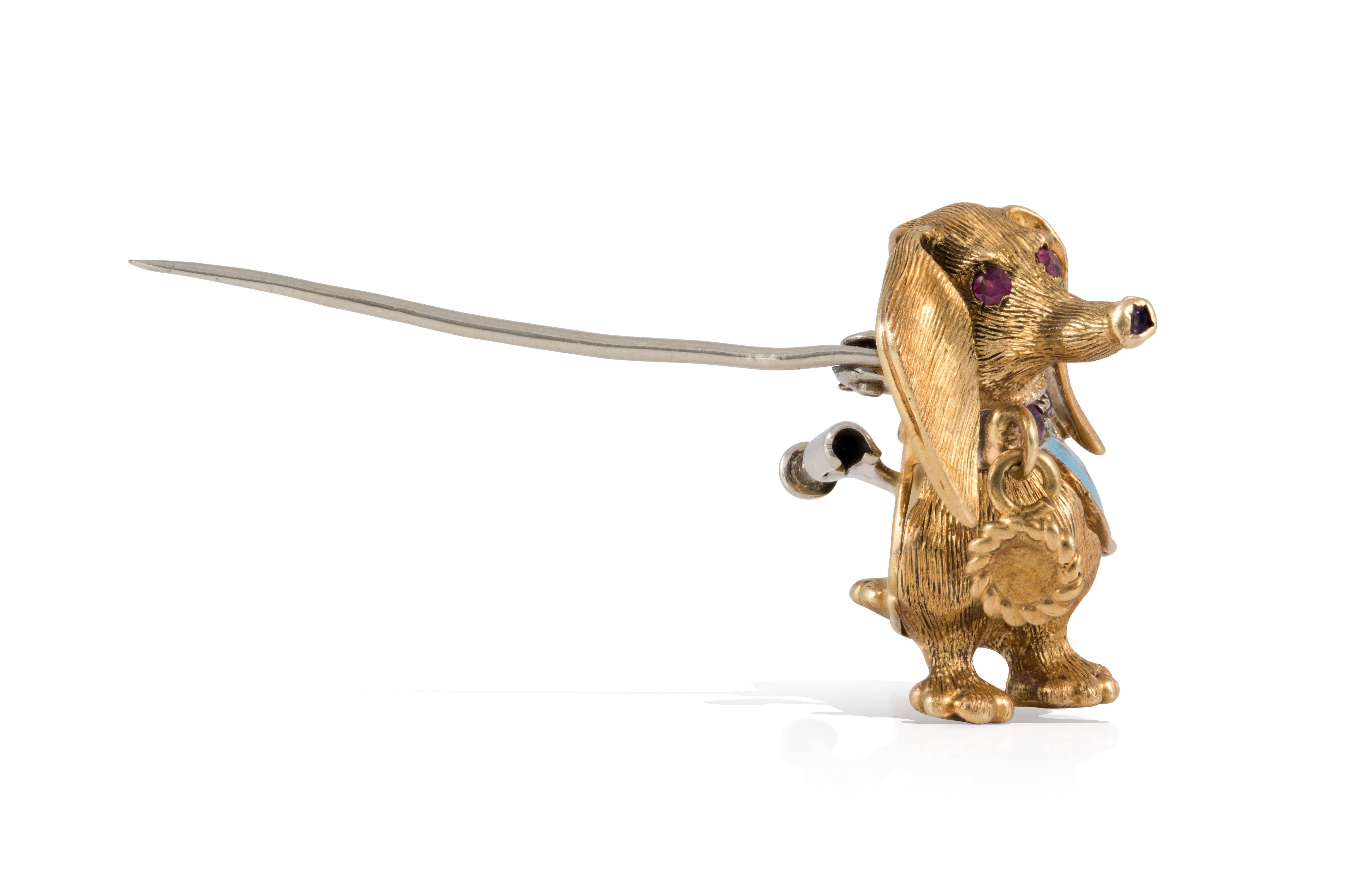 Dachsund Gold Pin