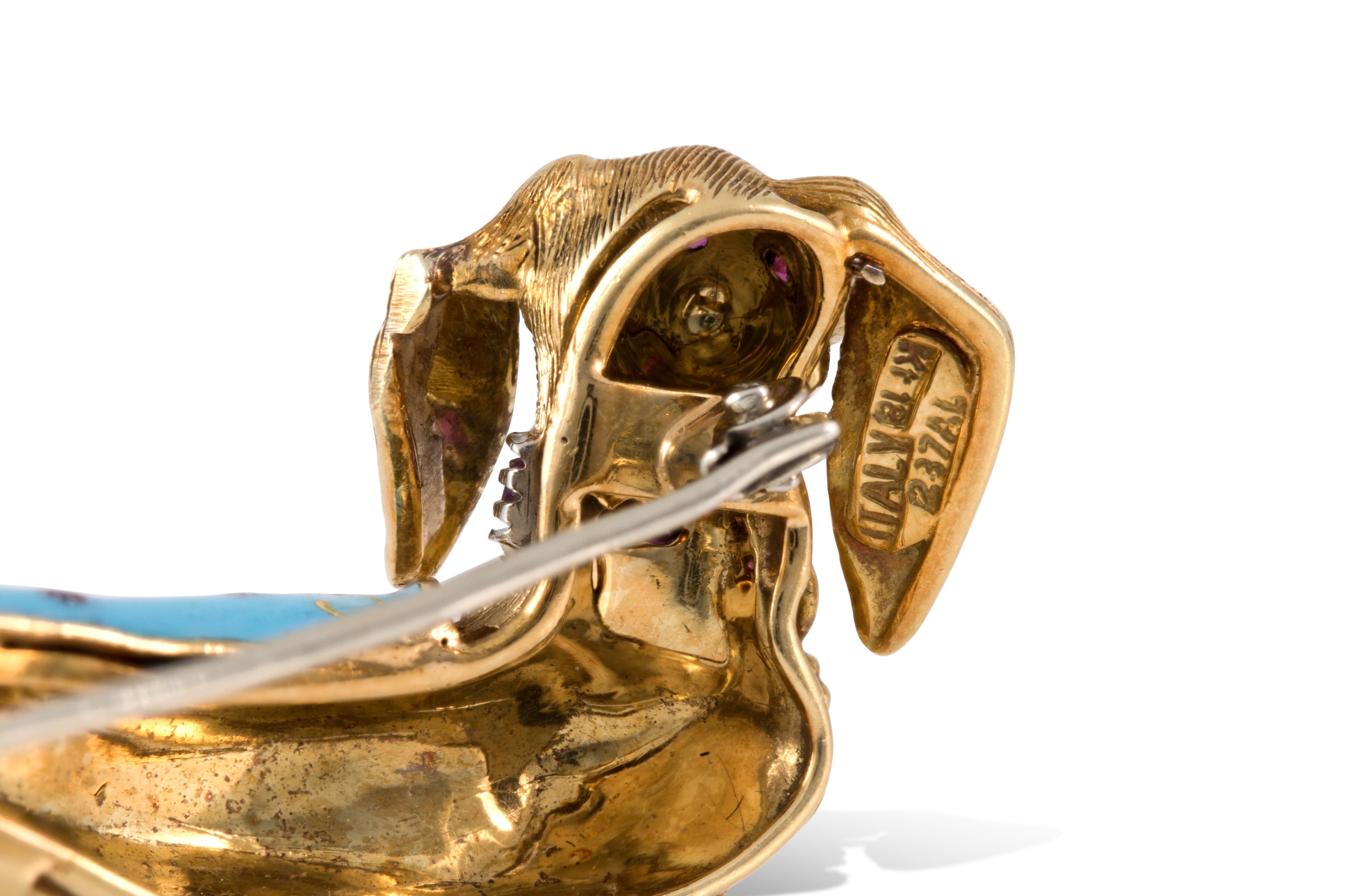 Dachsund Gold Pin