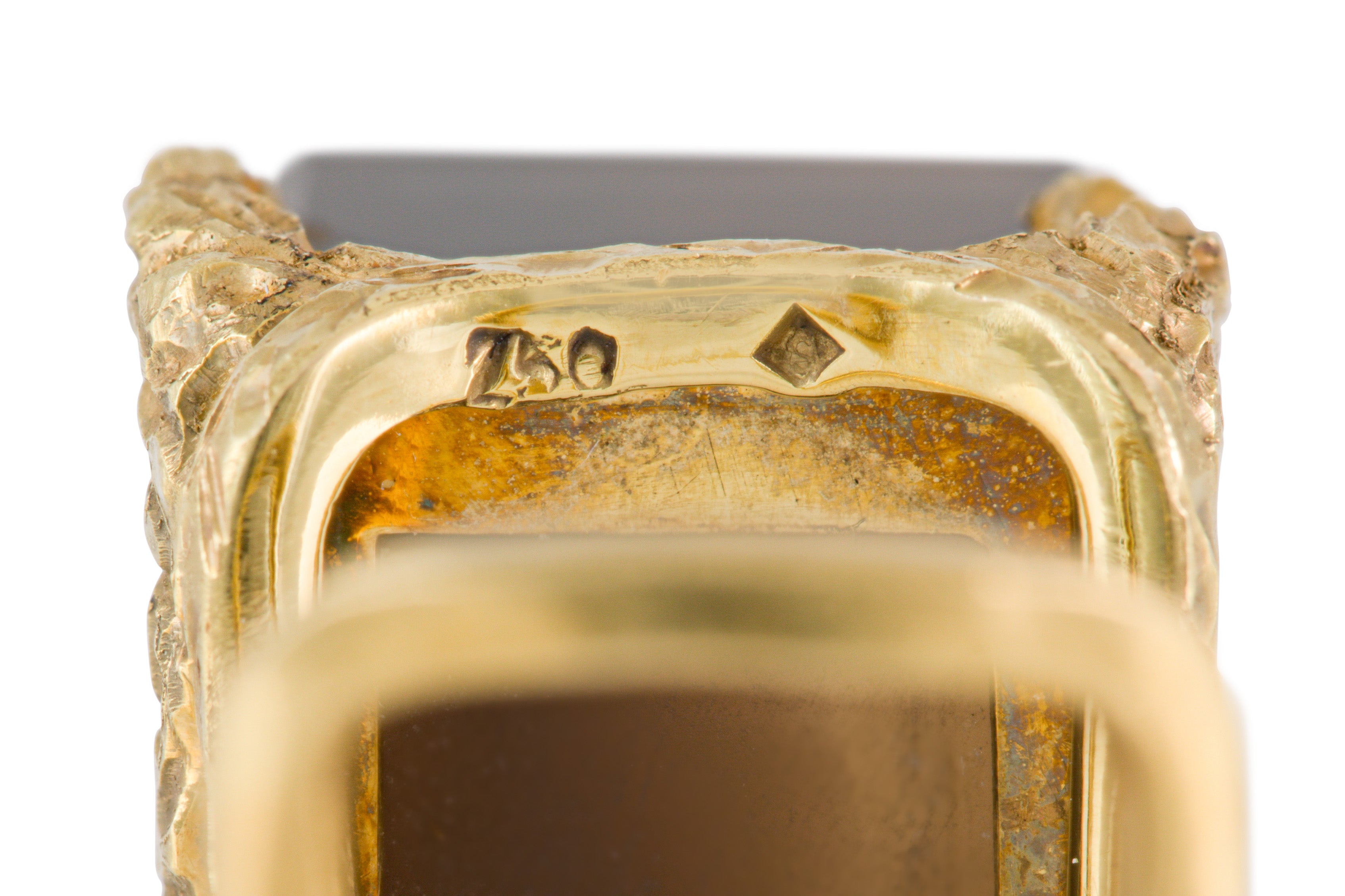 H. Stern Smoky Quartz Cubic Ring