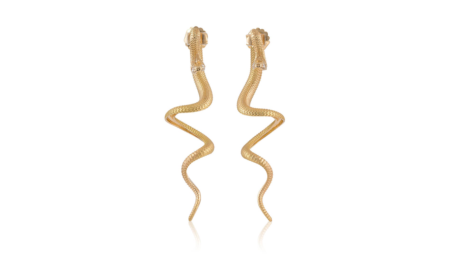 Serpentina Snake earrings