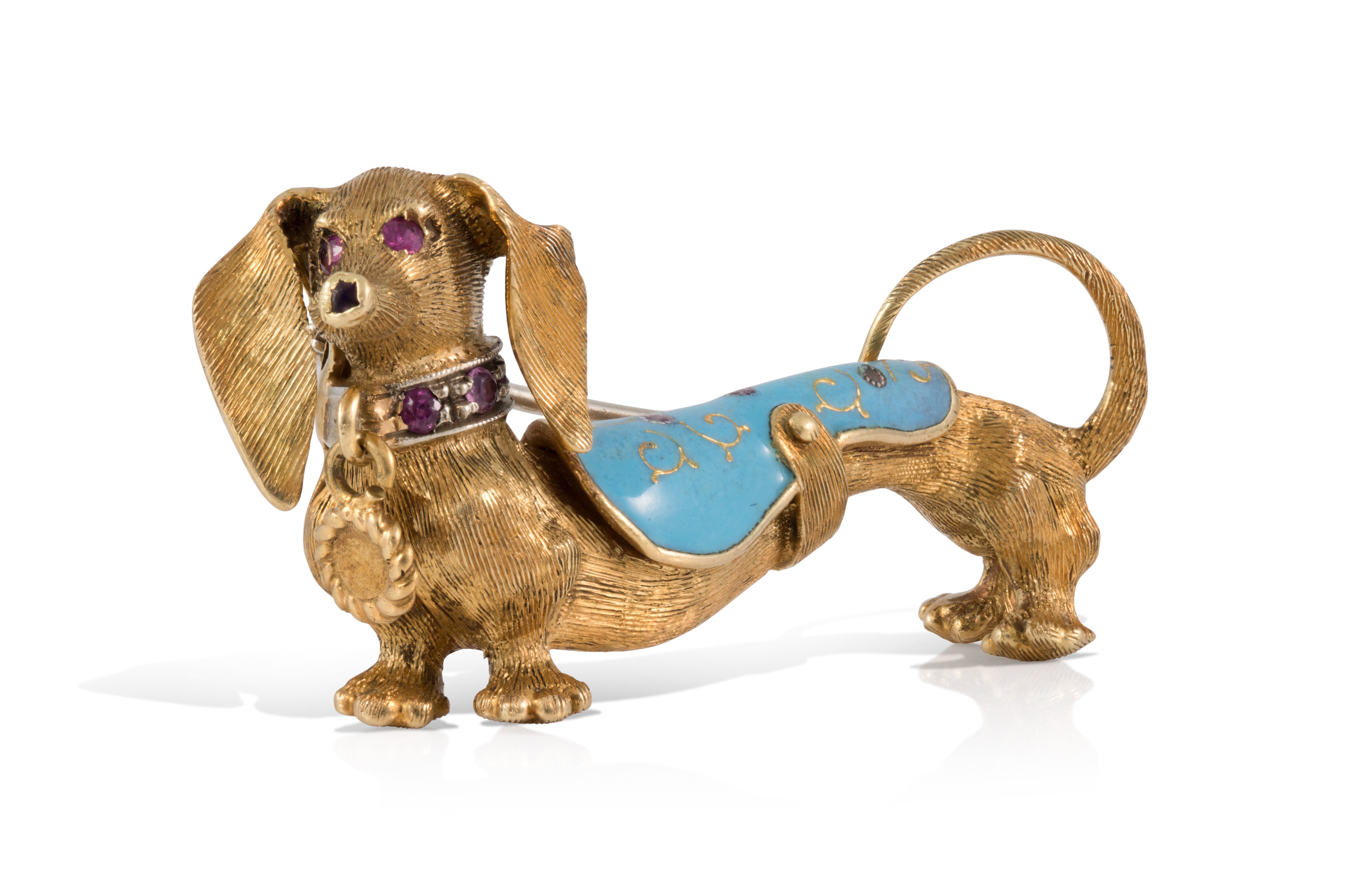 Dachsund Gold Pin